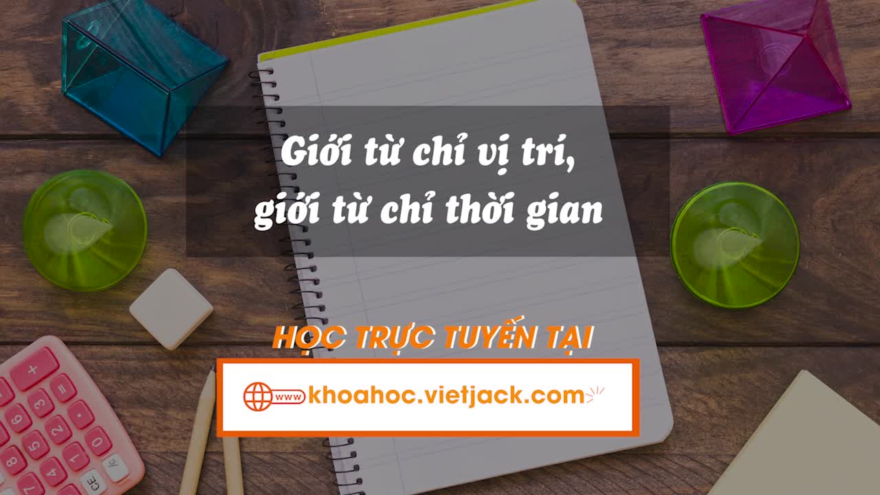 Grammar - Giới từ chỉ vị trí, giới từ chỉ thời gian (Unit 6 - iLearn)