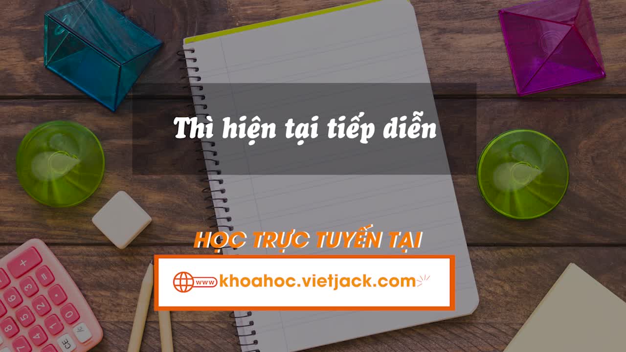 Grammar - Thì hiện tại tiếp diễn  (Unit 3 - iLearn)