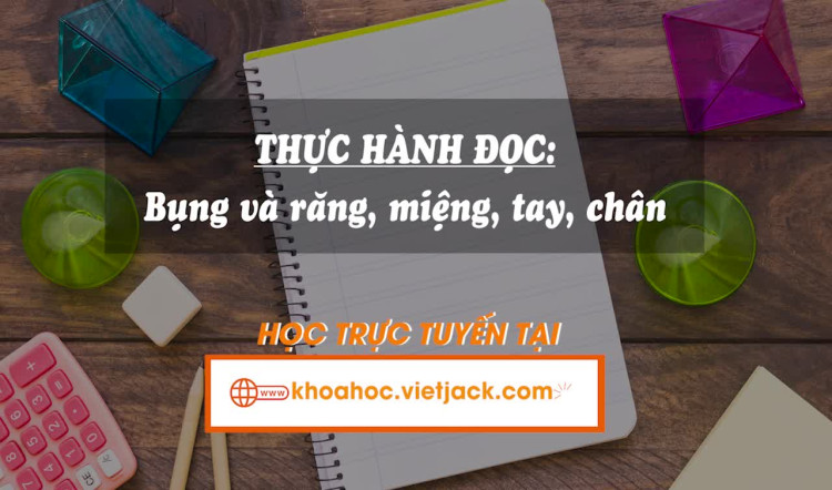 Thực hành đọc: Bụng và Răng, Miệng, Tay, Chân