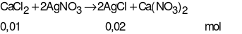Khối lượng kết tủa thu được khi trộn 20 ml dung dịch AgNO31M và 10 ml dung dịch CaCl21M là: (ảnh 4)