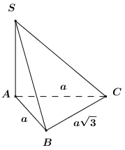  (TH): Cho hình chóp \[S.ABC\] có cạnh vuông góc với mặt phẳng \[\left( {ABC} \right),\] biết Tính góc giữa hai mặt phẳng \[\left( {SAB} \right)\] và  (ảnh 6)