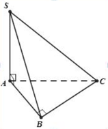 Cho khối chóp \(S.ABC\) có tam giác \(ABC\) vuông tại \(B,AB = \sqrt 3 ,BC = 3,SA \bot \left( {ABC} \right)\) và góc giữa \(SC\) với đáy bằng \({45^0}.\) Thể tích của khối chóp \(S.ABC\) bằng (ảnh 1)