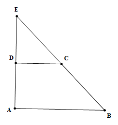 Trong không gian, cho hình thang vuông tại A và D biết AB=a; AD=CD=2a . Khi quay hình thang (ảnh 1)
