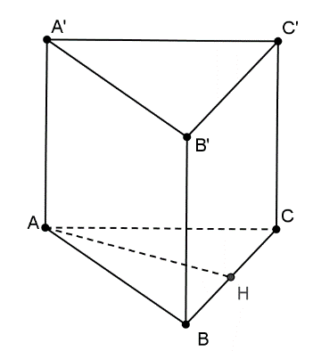  Cho hình lăng trụ đứng ABC.A'B'C' có đáy là tam giác vuông cân tại A, AB=2a. Tính khoảng cách (ảnh 2)
