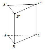  Cho lăng trụ tam giác đều ABCD.A'B'C'D' có cạnh AB=6, AA' = 8, Tính thể tích (ảnh 1)