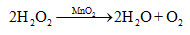 Cho chất xúc tác MnO2 vào 100 ml dung dịch H2O2, sau 60 giây thu được 3,36 ml khí O2 (ở đktc). Tốc độ trung bình của phản ứng (tính theo H2O2) trong 60 giây trên là (ảnh 1)