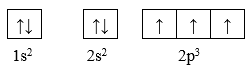  Nguyên tử N có Z = 7. Số electron độc thân trong nguyên tử N là (ảnh 1)