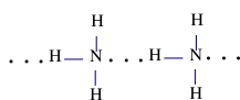 Trong dung dịch NH3 (hỗn hợp NH3 và H2O) tồn tại số loại liên kết hydrogen là (ảnh 1)