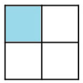 Điền vào chỗ chấm: Đã tô màu … hình vuông (ảnh 1)