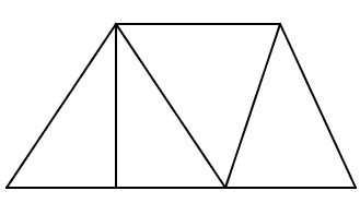 Có bao nhiêu tam giác trong hình vẽ dưới đây? (ảnh 1)