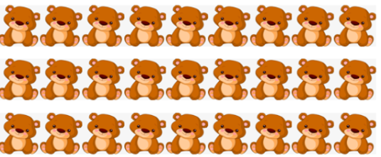  số gấu trong hình là bao nhiêu con gấu? (ảnh 2)