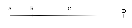 Cho hình vẽ:Điểm C là trung điểm của đoạn thẳng nào sau đây? (ảnh 1)
