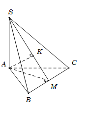 Cho hình chóp S.ABC có đáy ABC là tam giác đều cạnh aa. Cạnh bên (ảnh 1)