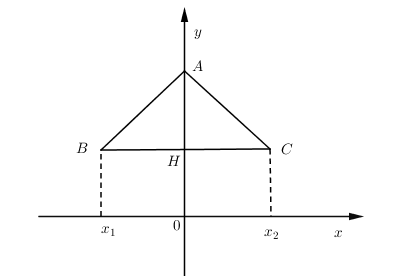 Cho hàm số y = x^4 + 2 ( 1 − m^2 ) x^2 + m + 1.  . Tất cả các giá trị của mm để đồ thị hàm số có 3 điểm cực trị tạo thành tam giác có diện tích bằng  4 căn bậc hai của 2 là (ảnh 1)