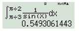 Tích phân I = nguyên hàm từ pi/3 đến pi/2 dx/sin x   có giá trị bằng (ảnh 1)