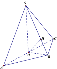 Cho hình chóp S.ABC, đáy là tam giác ABC có (ảnh 1)