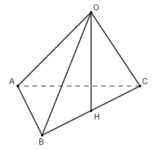 Cho mặt cầu (S) tâm O và các điểm A, B, C nằm trên mặt cầu (S) sao cho AB = 3, AC = 4, BC = 5 và khoảng cách từ O đến mặt phẳng (ABC) bằng 1. Thể tích của khối cầu (S) bằngTam giác ABC có: (ảnh 1)