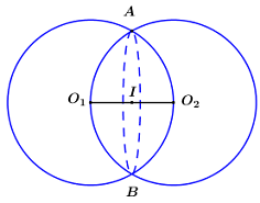 Cho hai khối cầu (S1),(S2) có cùng bán kính 2 thỏa mãn tính chất: tâm của (S1) thuộc (S2) và ngược lại. Tính thể tích phần chung V của hai khối cầu tạo bởi (S1) và (S2). (ảnh 1)