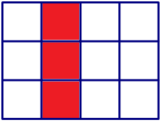 Cho hình vẽ:An muốn tô màu 1/4 số ô vuông thì An cần tô màu bao nhiêu ô vuông? (ảnh 2)