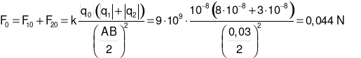  Hai điện tích điểm q1= 8.10^-8 C và q2= -3. 10^8 C đặt trong không khí tại hai điểm A và B cách nhau 3 cm.  (ảnh 6)