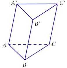 Cho hình lăng trụ  A B C . A ′ B ′ C ′ . Chọn khẳng định đúng trong các khẳng định dưới đây: (ảnh 1)