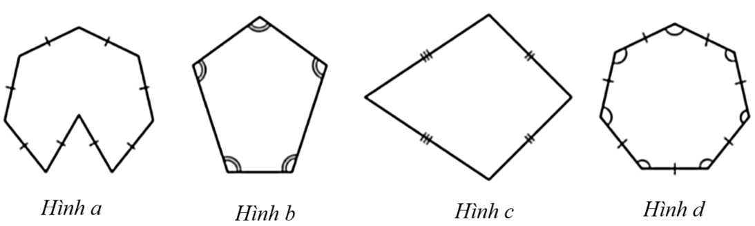 Đa giác đều trong các hình dưới đây là (ảnh 1)