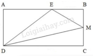  Cạnh ME vuông góc với …… cạnh. (ảnh 1)