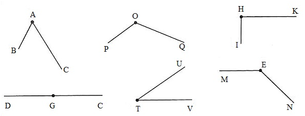 Trong các góc đã cho có ….. góc nhọn, … góc tù. (ảnh 1)