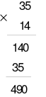 Cho phép tính: 34 × 14 = 140 × 35 = 175 Phép tính trên đúng hay sai? (ảnh 2)