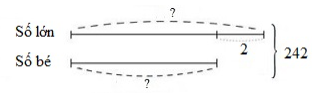 Tìm hai số chẵn liên tiếp, biết tổng của chúng là 242 (ảnh 1)
