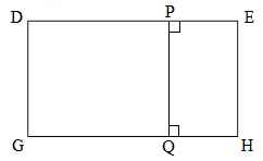 Cho hình vẽ như sau:Cạnh PQ vuông góc với những cạnh nào? (ảnh 1)