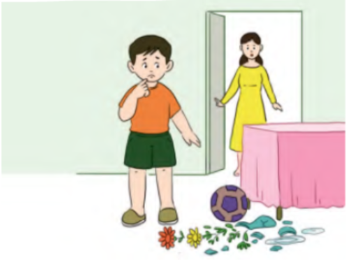  Quan sát tranh và đoán xem tình huống gì đã xảy ra? (ảnh 1)