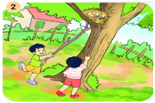 Quan sát và nói tên việc làm trong tranh? (ảnh 1)