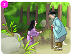 Nội dung sau ứng với bức tranh nào?Cầm bông hoa trong tay, cô bé vui mừng chạy về nhà. Phát hiện ra mẹ đang đứng tươi cười khỏe mạnh chờ cô ở đầu ngõ. Từ đó, hai mẹ con lại sống vui vẻ và hạn (ảnh 2)