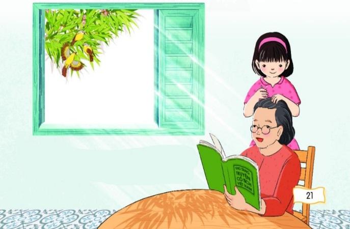 Kể tên hai nhân vật trong tranh? (ảnh 1)