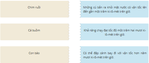 Ghép các mảnh ghép để được đặc điểm đúng với con vật: (ảnh 1)
