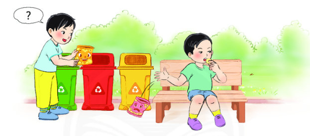 Quan sát tranh và nói về tình huống xảy ra trong bức tranh: (ảnh 1)