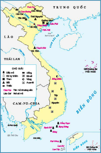 Chọn đúng/sai cho mỗi ý sau.Đặc điểm tài nguyên khoáng sản của Việt Nam là(Nhấp vào ô màu vàng để chọn đúng / sai)a) làm nguyên liệu, nhiên liệu cho nhiều ngành công nghiệp.b) không có giá tr (ảnh 1)