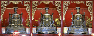 Chọn từ vào nhóm thích hợp.Trong nhà Hậu Đường của khu Thái Học, những nhân vật lịch sử nào được đặt tượng thờ?Lý Thánh TôngLý Nhân TôngLê Thánh TôngChu Văn AnTầng mộtTầng hai (ảnh 3)