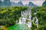 Chọn từ đúng để điền vào chỗ trống.  …………………………  …………………………Ngọ Môn (Đại nội Huế)Thác Bản Giốc (Cao Bằng)Chùa Một Cột (Hà Nội)Bến Nhà Rồng (Thành phố Hồ Chí Minh)(Kéo thả hoặc click vào để điề (ảnh 2)