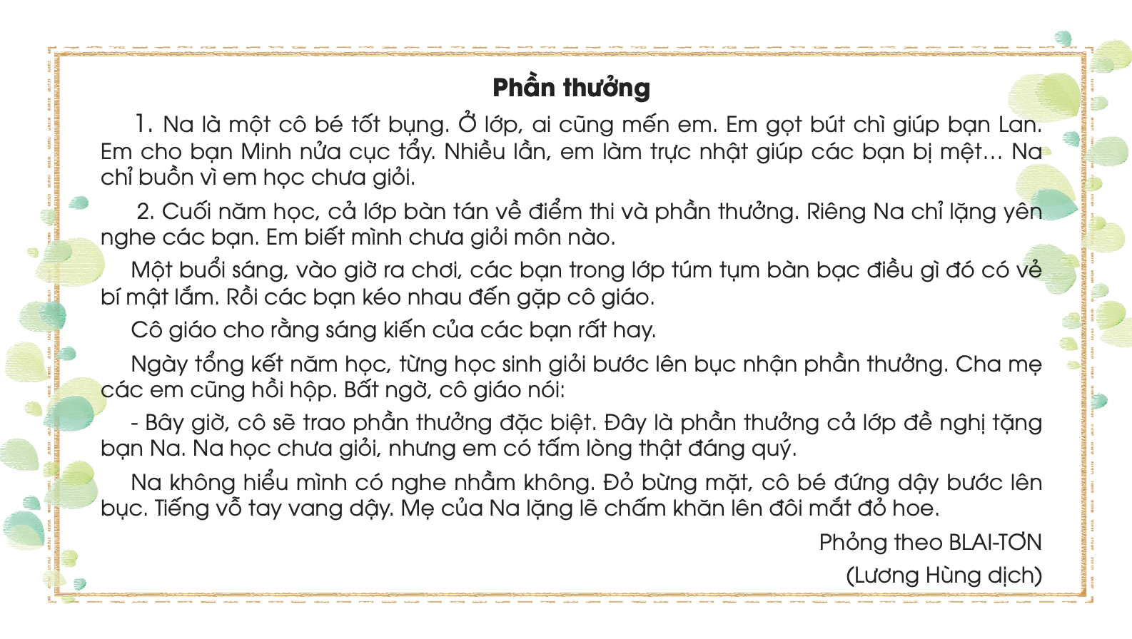 Dấu gạch ngang trong bài đọc có tác dụng gì?  (ảnh 1)