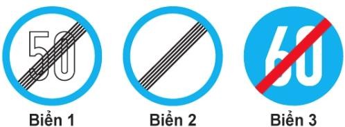  Trong các biển dưới đây biển nào là biển 