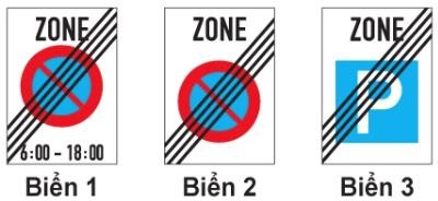  Biển số 1 có ý nghĩa như thế nào?1. Biển chỉ dẫn hết cấm đỗ xe theo giờ trong khu vực.2. Biển chỉ dẫn hết hiệu lực khu vực đỗ xe trên các tuyến đường đối ngoại.3. Biển chỉ dẫn khu vực đỗ xe  (ảnh 1)