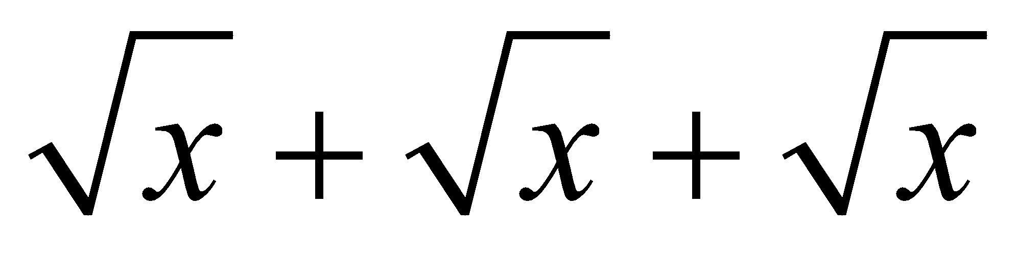 Biểu thức trong Python math.sqrt(x+ math.sqrt(x+ math.sqrt(x))) là biểu thức nào sau đây trong toán học? (ảnh 1)