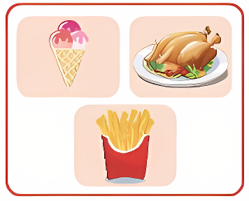  Choose the correct answer.Jack: Would you like some ice cream? Linda: No, thanks. Jack: Would you like some chicken and fries? Linda: __________Jack: Here you are. A. No, please.B. Yes, ther (ảnh 1)