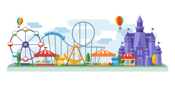  Look and choose: AMUSEMENT PARK (ảnh 3)