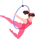  Nối từ với hình ảnh tương ứng.1. a. nhào lộn2.  b. bàn tròn3. c. bòn bon (ảnh 3)