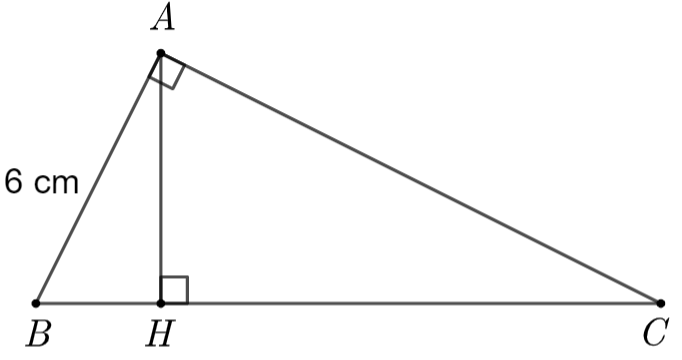 (2,0 điểm)  1. Cho tam giác   A B C   vuông tại   A ( A B < A C )  , đường cao   A H .   Biết   A B = 6 c m   và   cos ˆ A B C = 3 5  . Tính   B C , A C , B H .    2. Từ trên một ngọn hải đăng cao   75 m  , người ta quan sát hai lần thấy một chiếc thuyền đang hướng về phía hải đăng với góc hạ lần lượt là   30 ∘   và   45 ∘   (xem hình vẽ). Hỏi chiếc thuyền đi được bao nhiêu mét giữa hai lần quan sát? (làm tròn kết quả đến hàng đơn vị) (ảnh 3)
