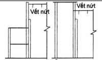 Công trình xuất hiện vết nứt ở vị trí mái bằng bê tông cốt thép gắn vào tường vượt mái hoặc tường của khối nhà chính có hình dạng như sau:Qua công tác khảo sát đánh giá, có thể nhận định nguy (ảnh 1)