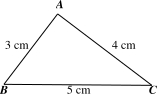 Cho tam giác   A B C   có   A B = 3 c m , A C = 4 c m , B C = 5 c m  . Khi đó   sin B   bằng (ảnh 1)